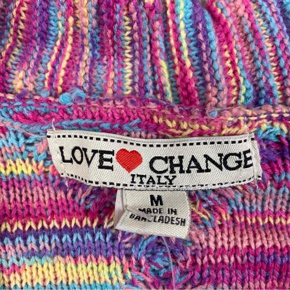NWT Love Change Italy Crop top with Sweater Medium - Picture 4 of 7